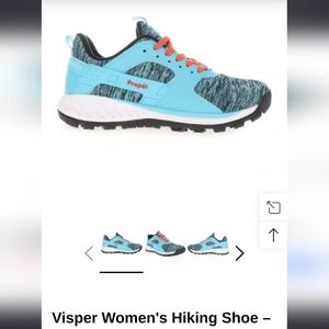 Propet Women's Sky Blue Hiking Shoe, 9.5 4E